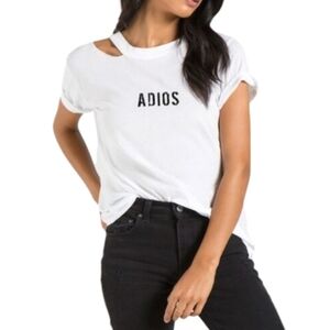 n:Philanthropy Adios White Tee Shirt